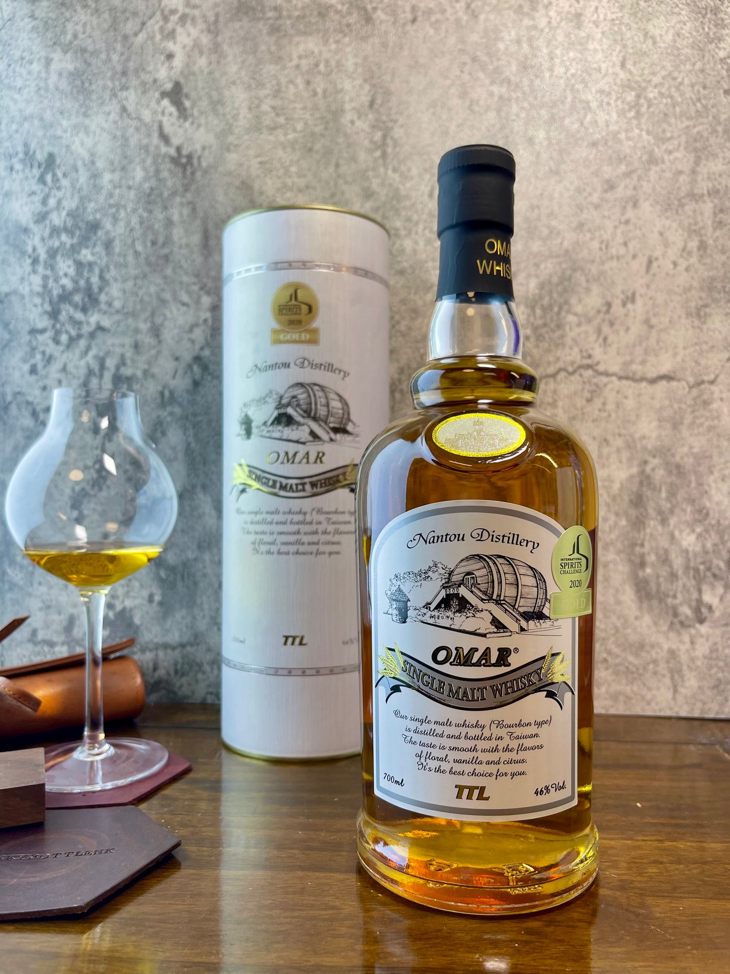 OMAR Bourbon Single Malt Whisky 南投酒廠波本桶單一純麥威士忌700ml