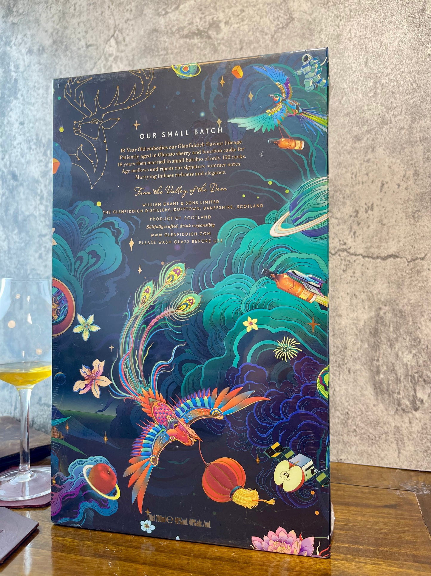 Glenfiddich 18年 單一麥芽威士忌禮盒 700ml