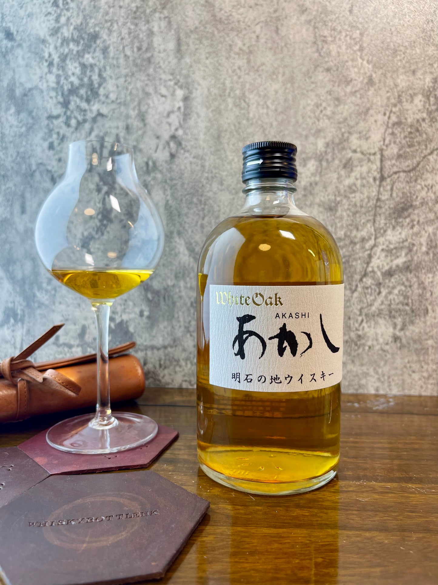 Akashi White Oak Eigashima Blended Japanese Whisky 明石 白橡木 調和威士忌 500ml